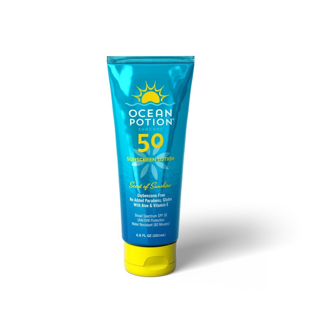 Ocean Potion Suncare 50 Sunscreen Lotion "Scent of Sunshine" 6.8 fl oz